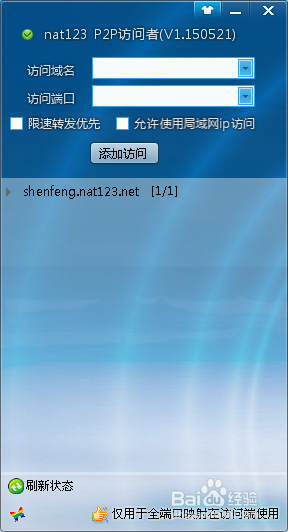 用nat123映射