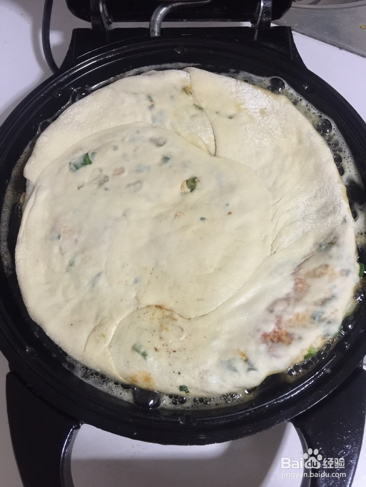 椒盐葱油饼的做法