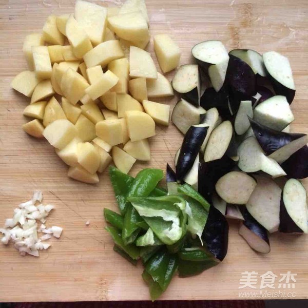 少油地三鲜的做法