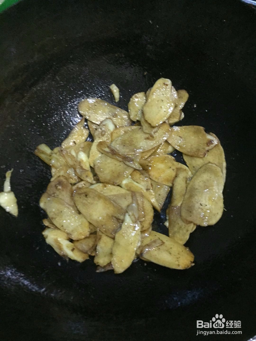 生抽炒茭白的做法