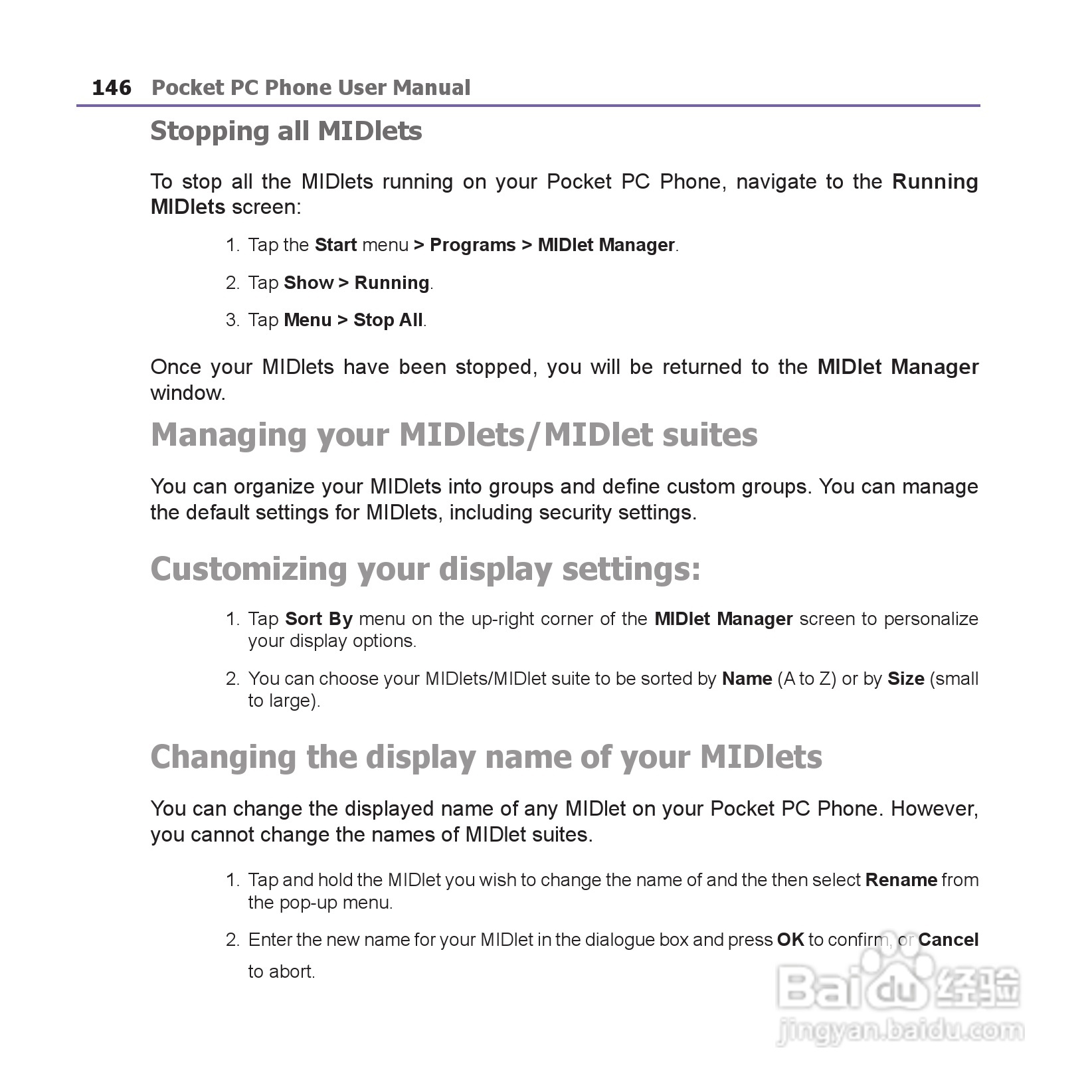 i-mate JAM手机说明书:[15]