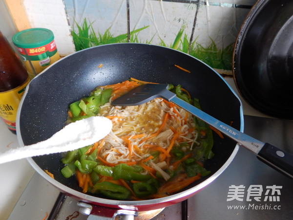 蚝油金针菇的做法