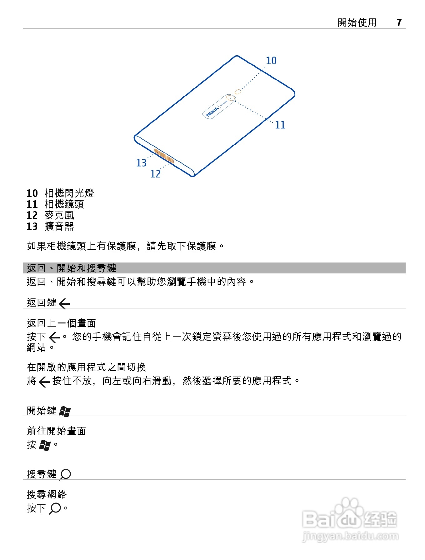 诺基亚 Nokia Lumia 800手机说明书:[1]