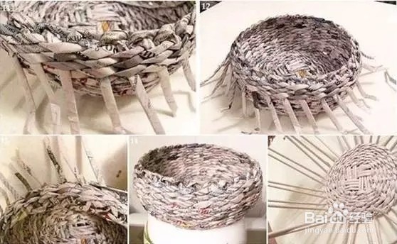 如何用纸叠花篮