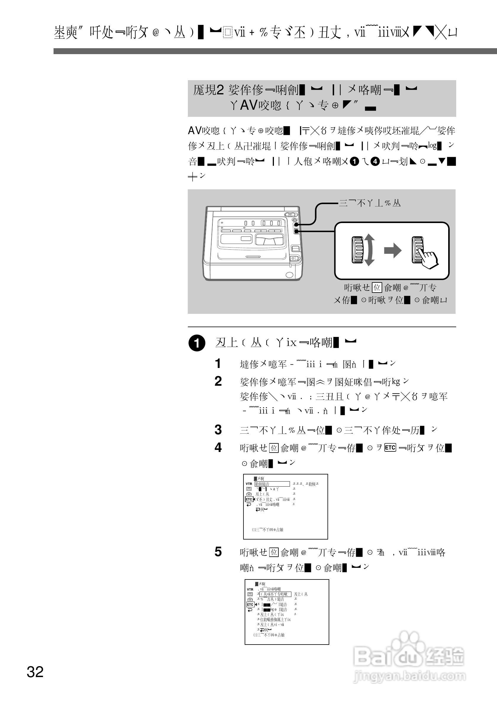 SONY GV-D200摄像机电源适配器说明书:[4]