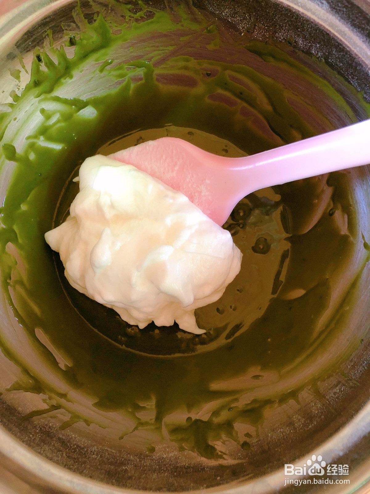 抹茶戚风的做法