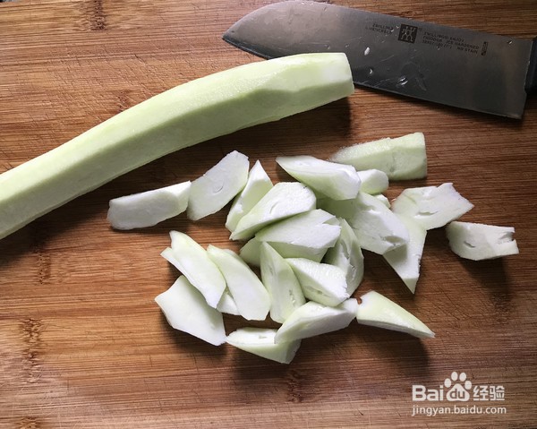 番茄炒丝瓜的做法