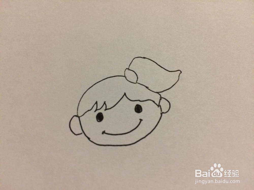 欢度国庆简笔画