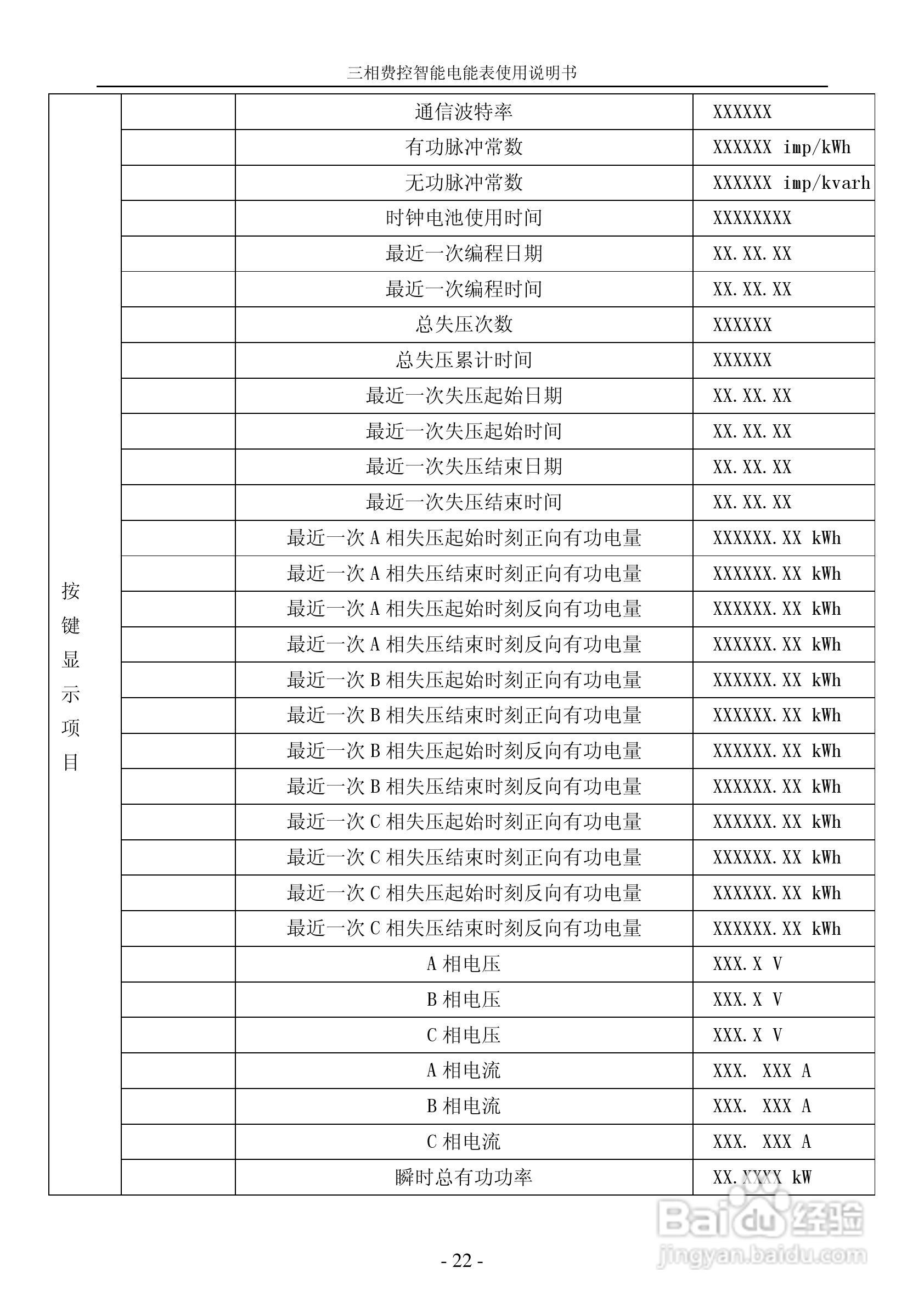 宁达三相费控智能电能表说明书（无线远程）说明书:[3]