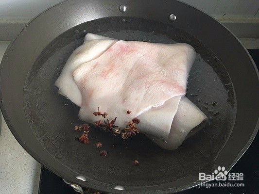 家庭美食花生黄豆皮冻