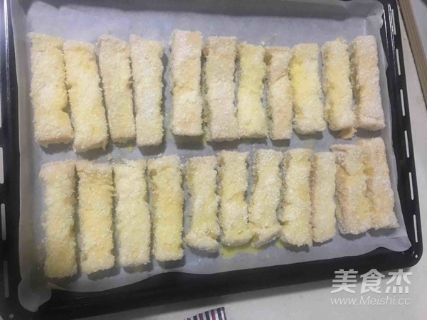 椰香吐司条的做法