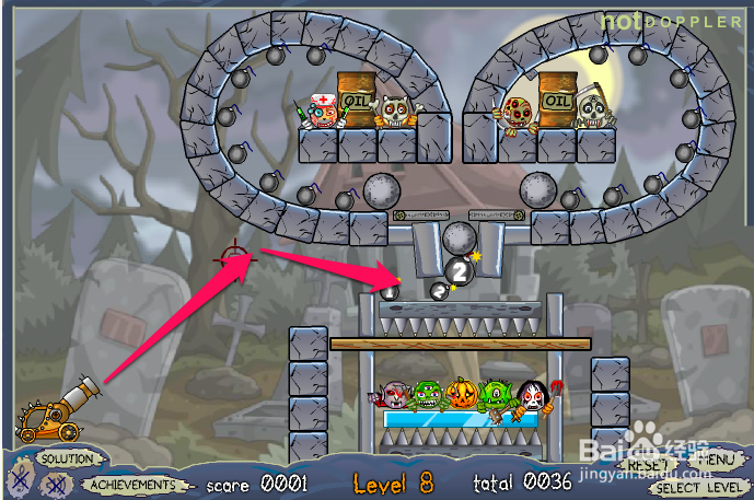 炮打笑脸集合版2小游戏攻略7-12