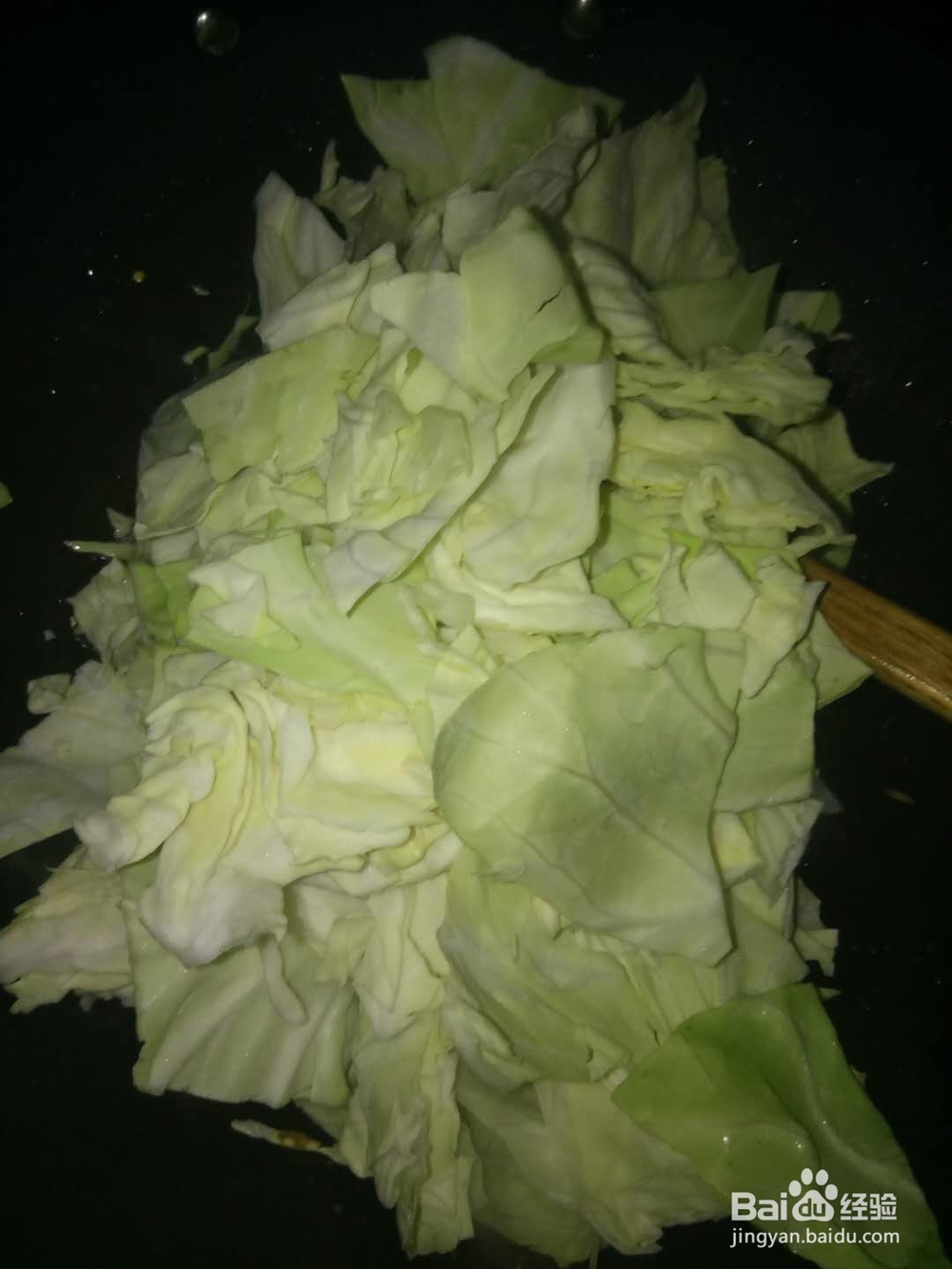 肉末牛心菜炒红椒