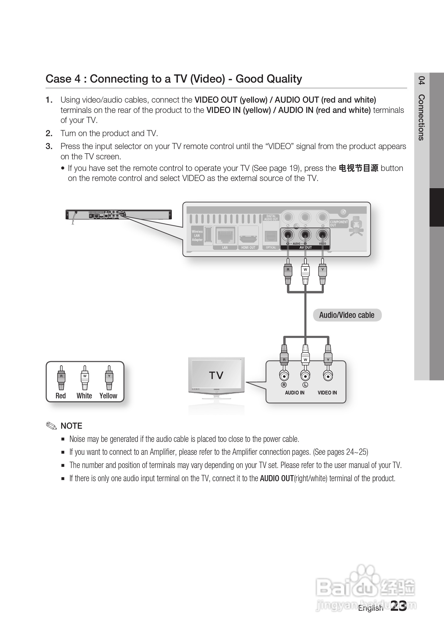 三星BD-C5500高清播放机使用说明书:[3]