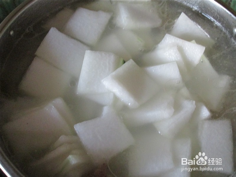 冬瓜排骨汤的做法