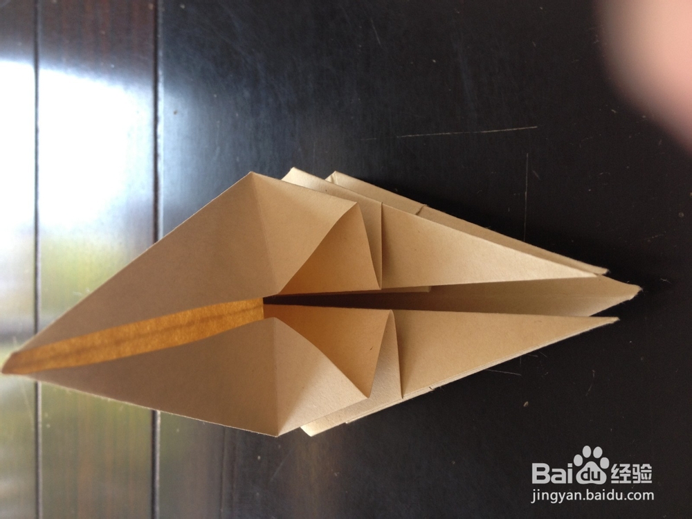 怎样折纸百合花