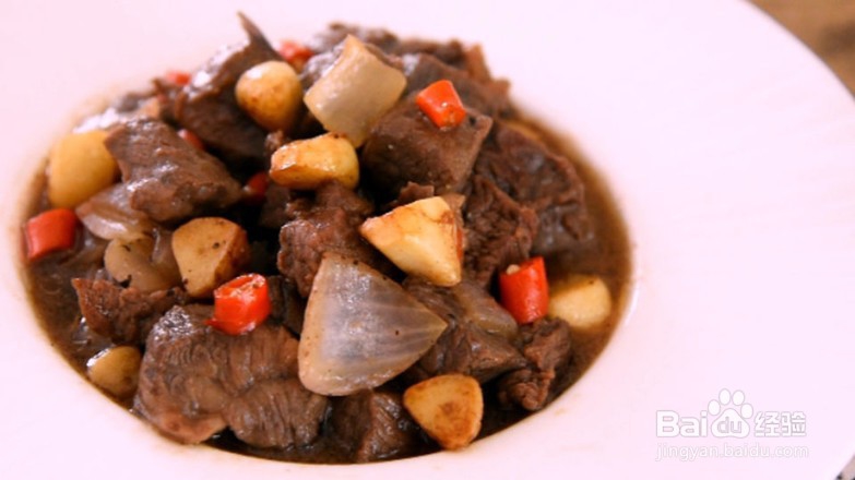 教你做黑椒蒜子牛肉粒