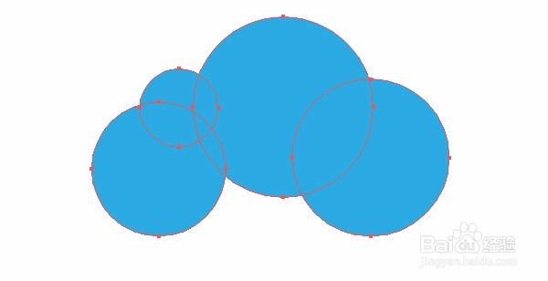 用Ai画玻璃质感云图标