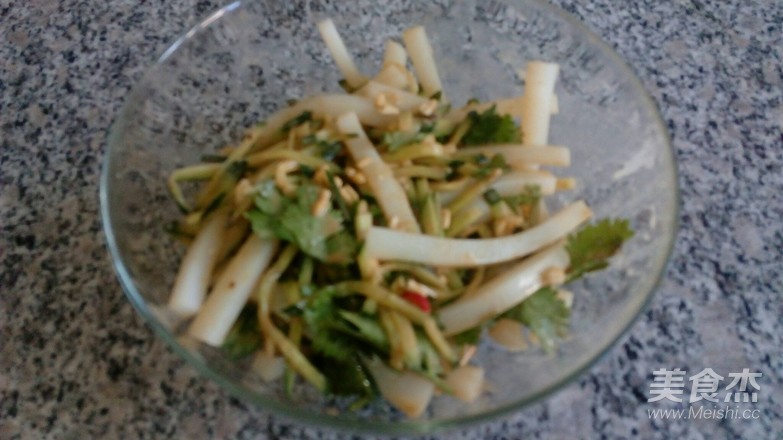 拌豌豆凉粉的做法
