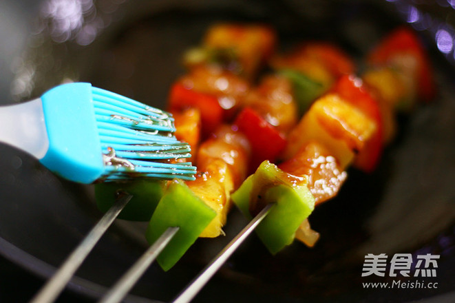 夏威夷风情鸡肉串