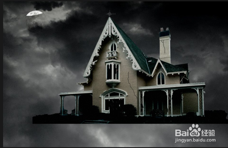 Photoshop之梦游鬼屋2