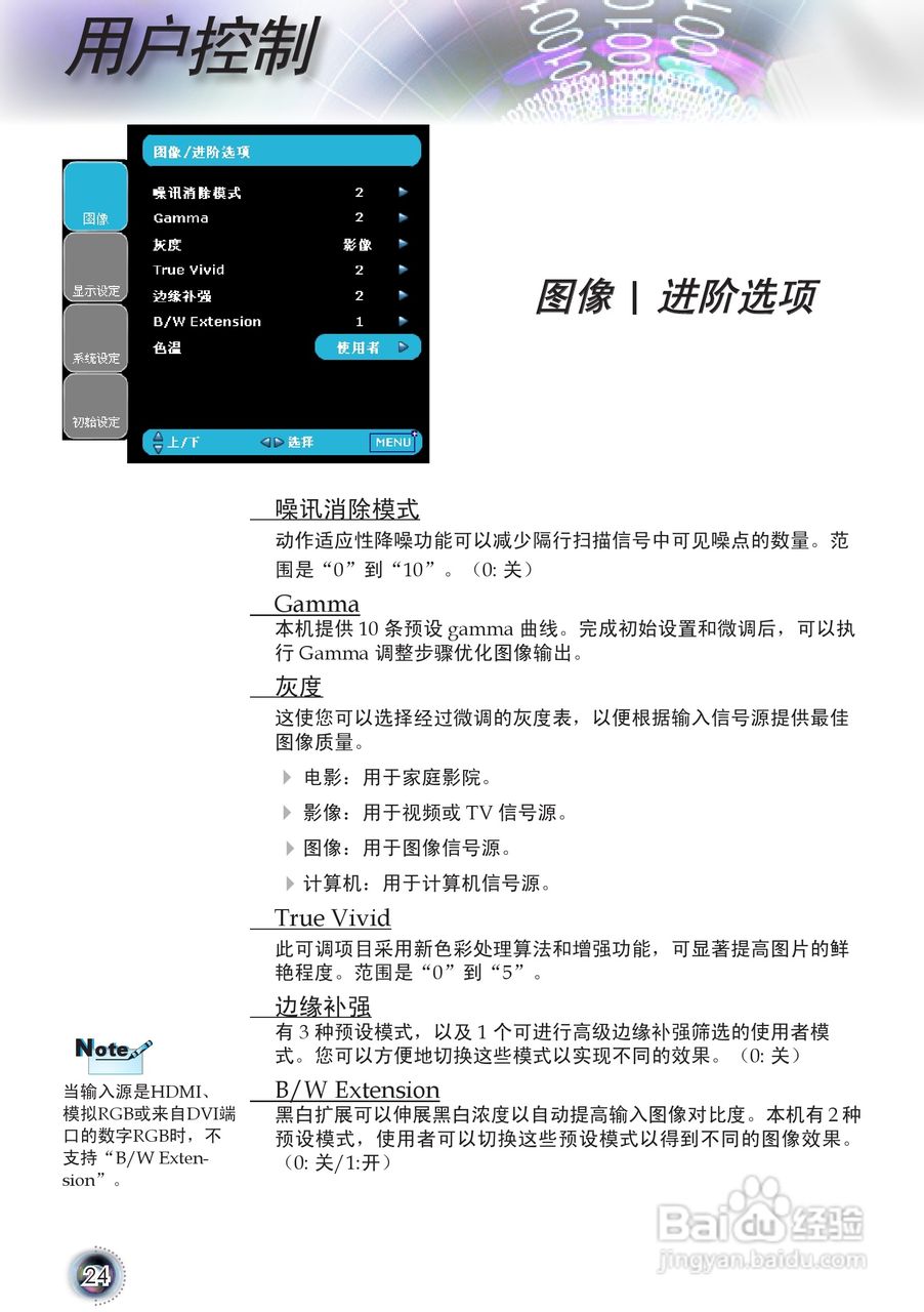 奥图码 HD8055投影机说明书:[3]