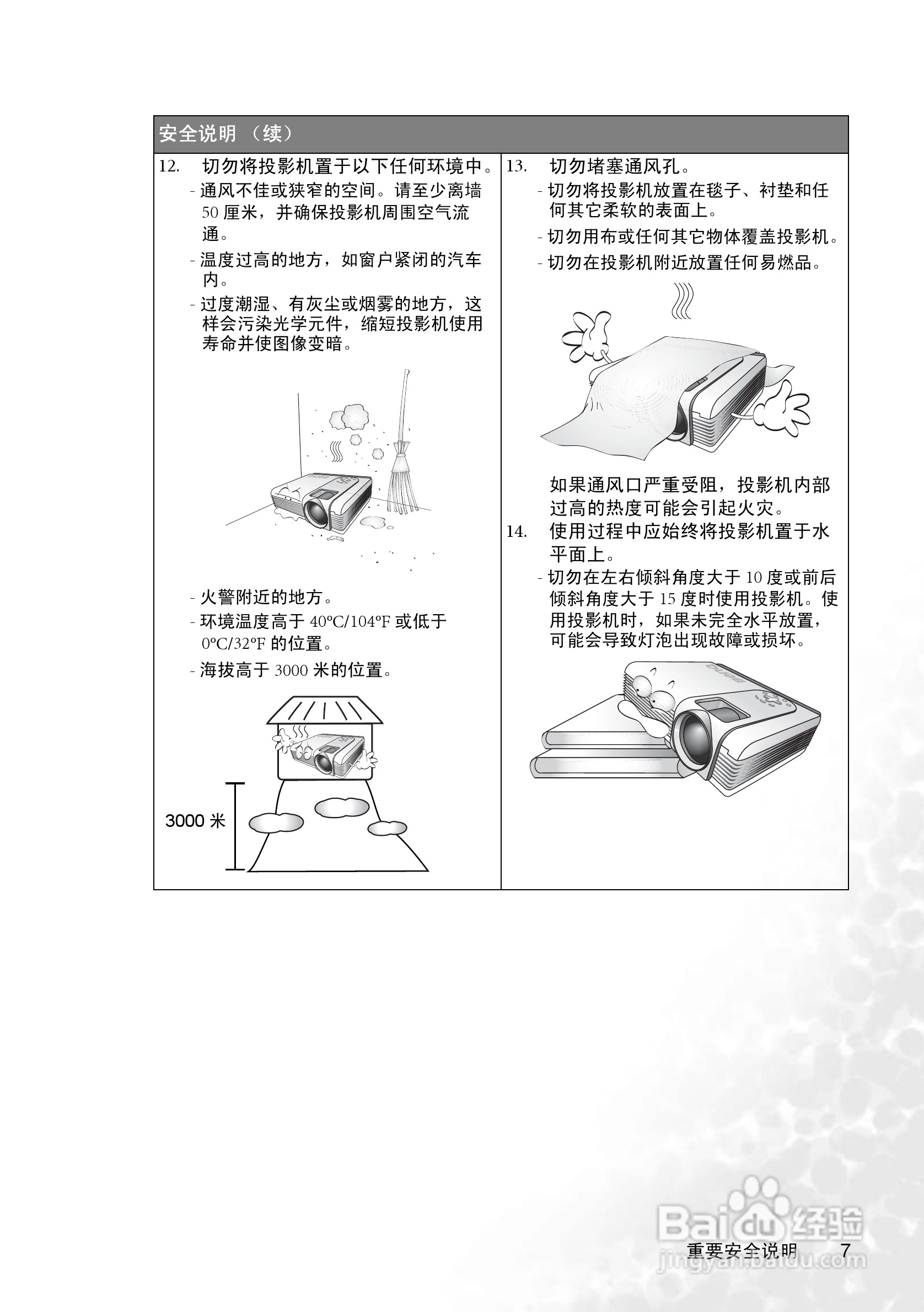 明基PB8268投影机使用说明书:[1]