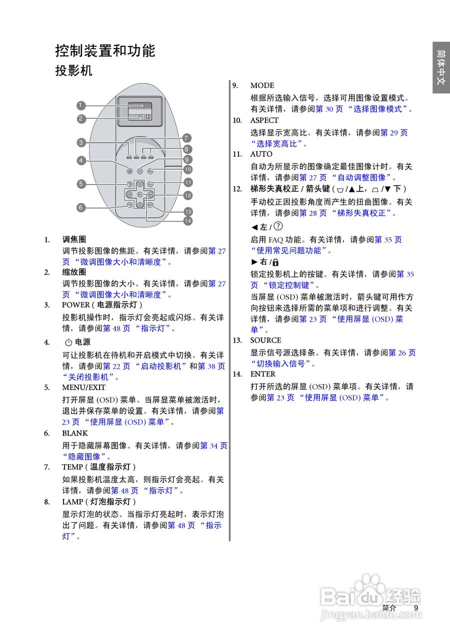 明基SP920P投影机使用说明书:[1]
