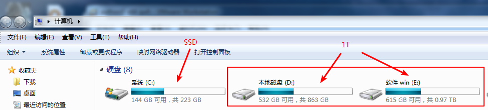 128gssd 1t怎么分区