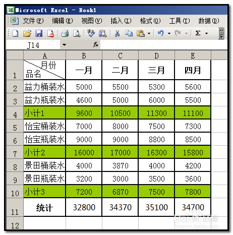 excel2003如何运用函数结合通配符按条件求和？