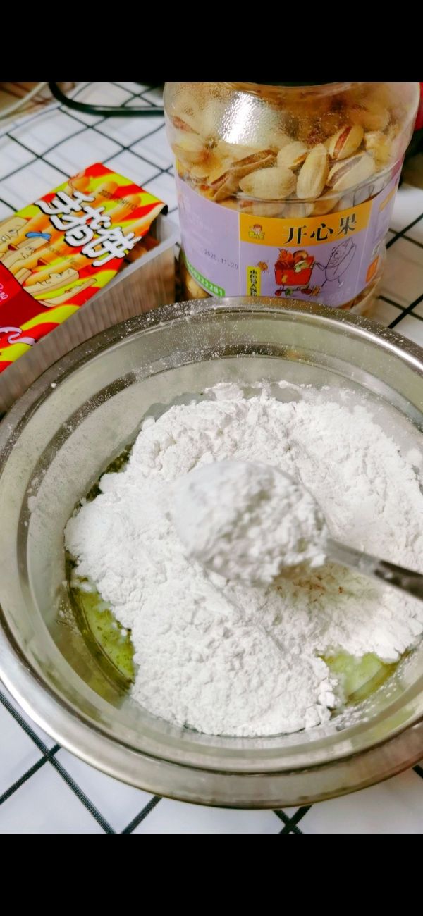 圣诞抹茶麻薯曲奇