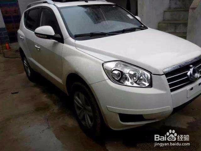 吉利全新路试车,因不能上牌,只能当拆车件来卖