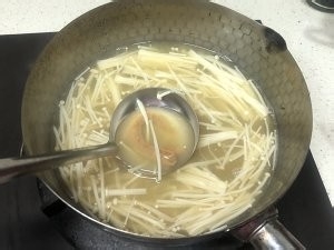金针菇味噌汤做法