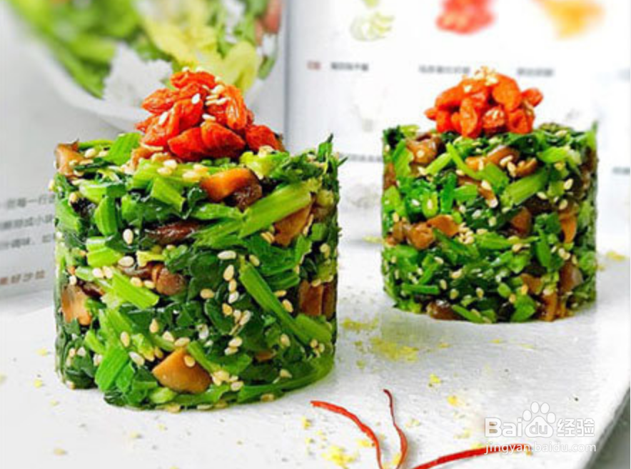 在家也能做出色香味俱全的凉拌菠菜