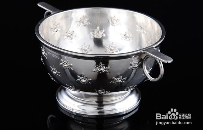 银器中的玫瑰花餐碗如何欣赏