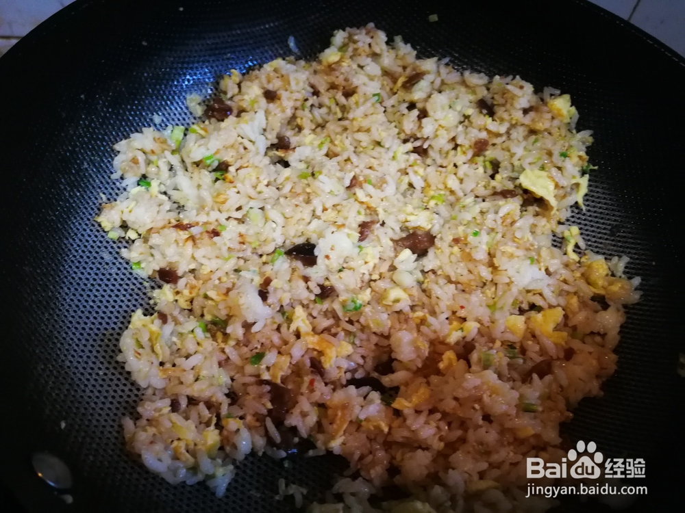 我的最爱-蘑菇酱-香葱鸡蛋炒米饭