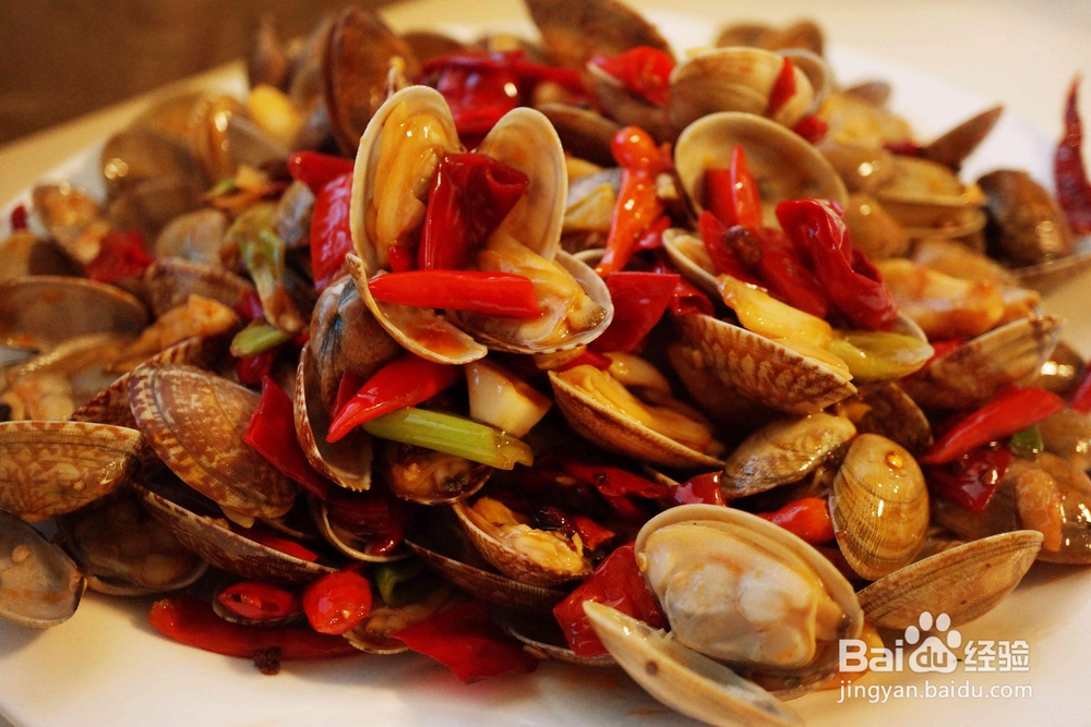 营养美味的辣炒蛤蜊