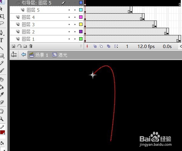 flash鼠标跟随实例——撒光的蝴蝶