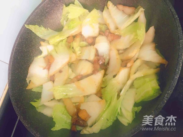 肉烧豆腐白菜锅