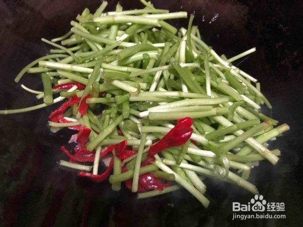 芦蒿清炒肉丝