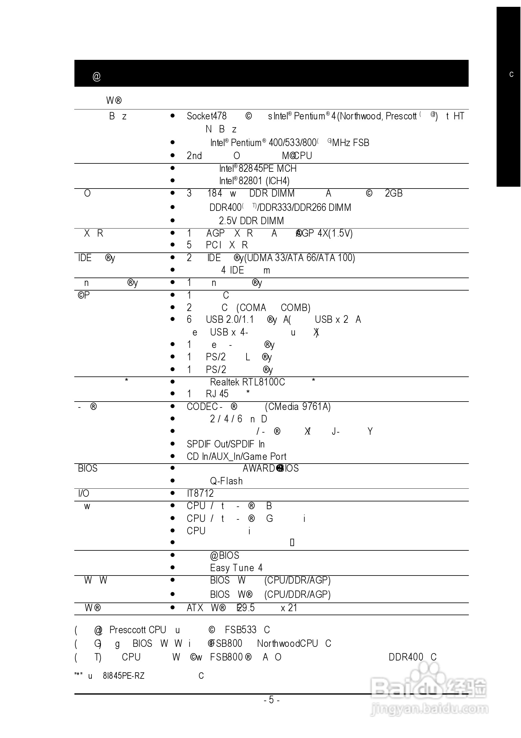 技嘉 8I845PE-RZ-C主板说明书:[1]