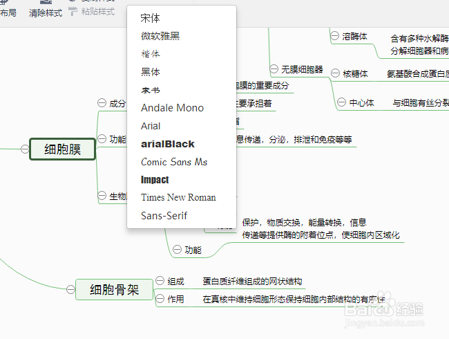怎么画细胞的的基本结构思维导图