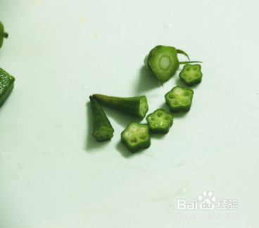 秋葵蒸水蛋做法