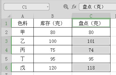 如何用Excel快速的找到有差异的两列数据