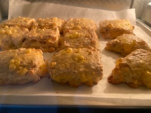 奶酪肉松司康的做法