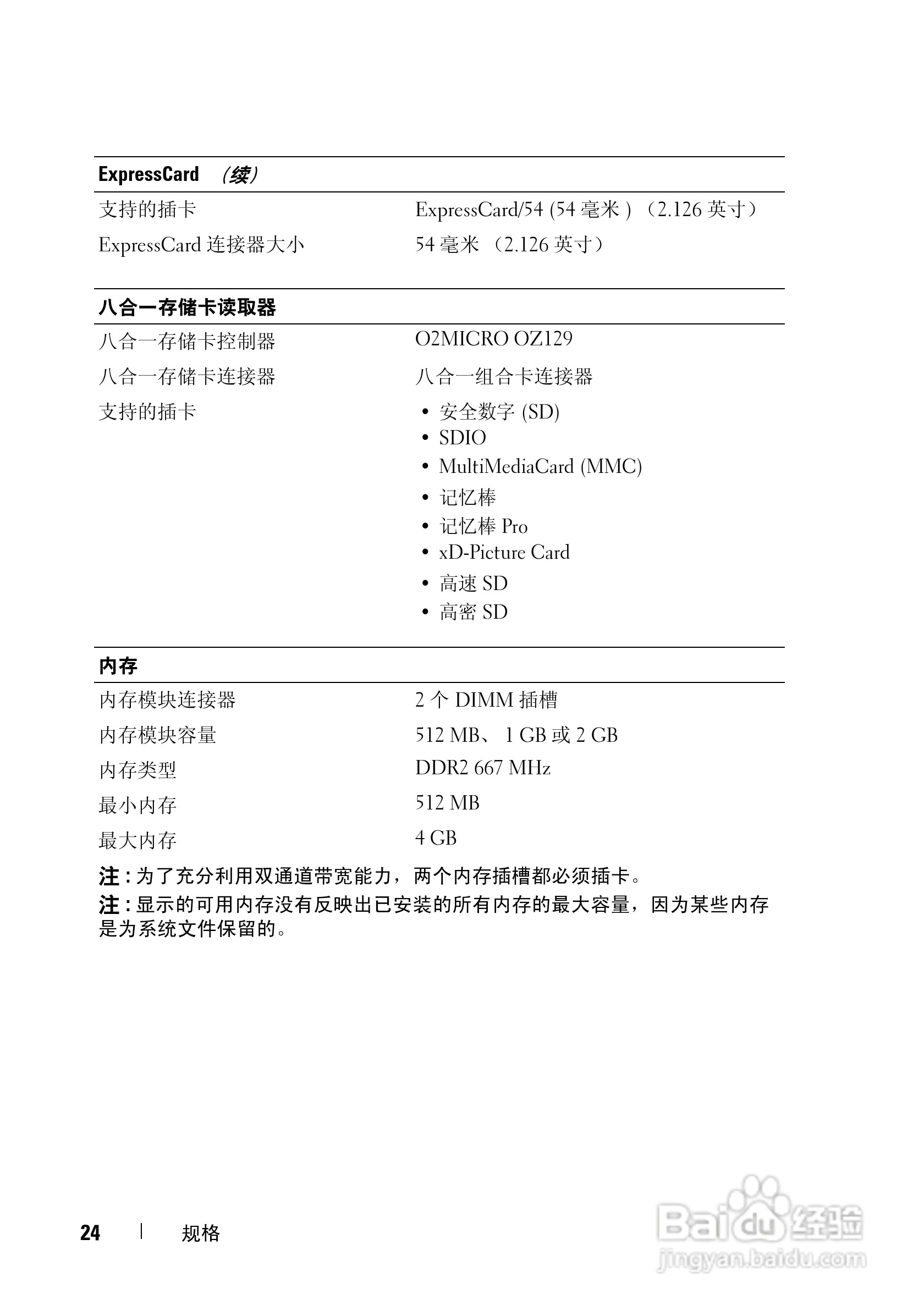 戴尔Vostro 1310笔记本电脑使用说明书:[3]