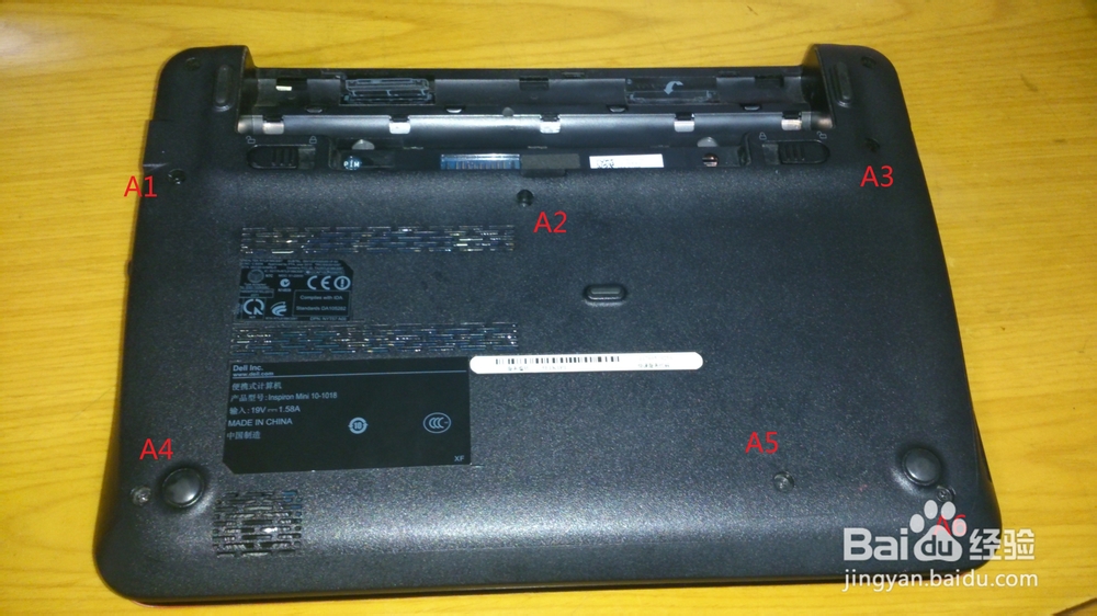 戴尔Inspiron Mini10-1018更换固态硬盘拆机分享