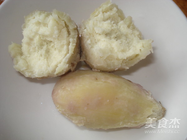 炸白薯饼的做法