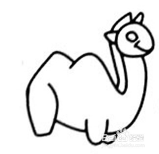 简笔画大全：[15]小金鱼和小骆驼绘画过程