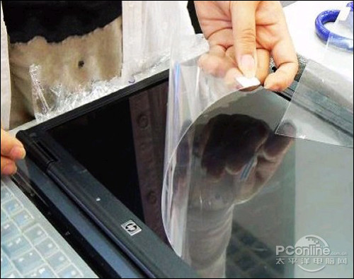 怎样黏贴笔记本贴膜